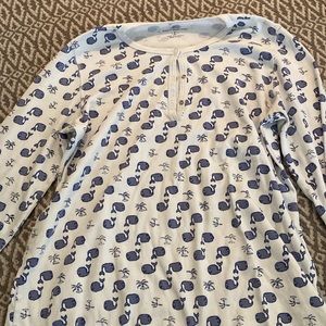 Roberta roller rabbit pajama top